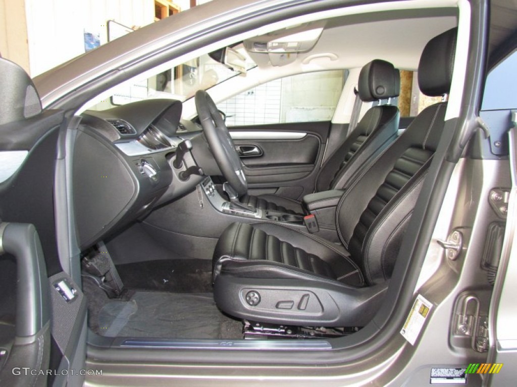 Black Interior 2013 Volkswagen CC Sport Photo #64256012