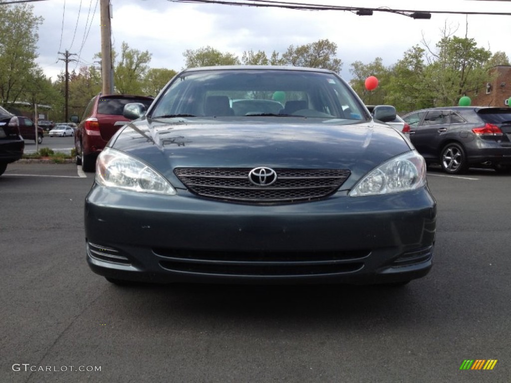 2003 Camry LE V6 - Aspen Green Pearl / Taupe photo #2