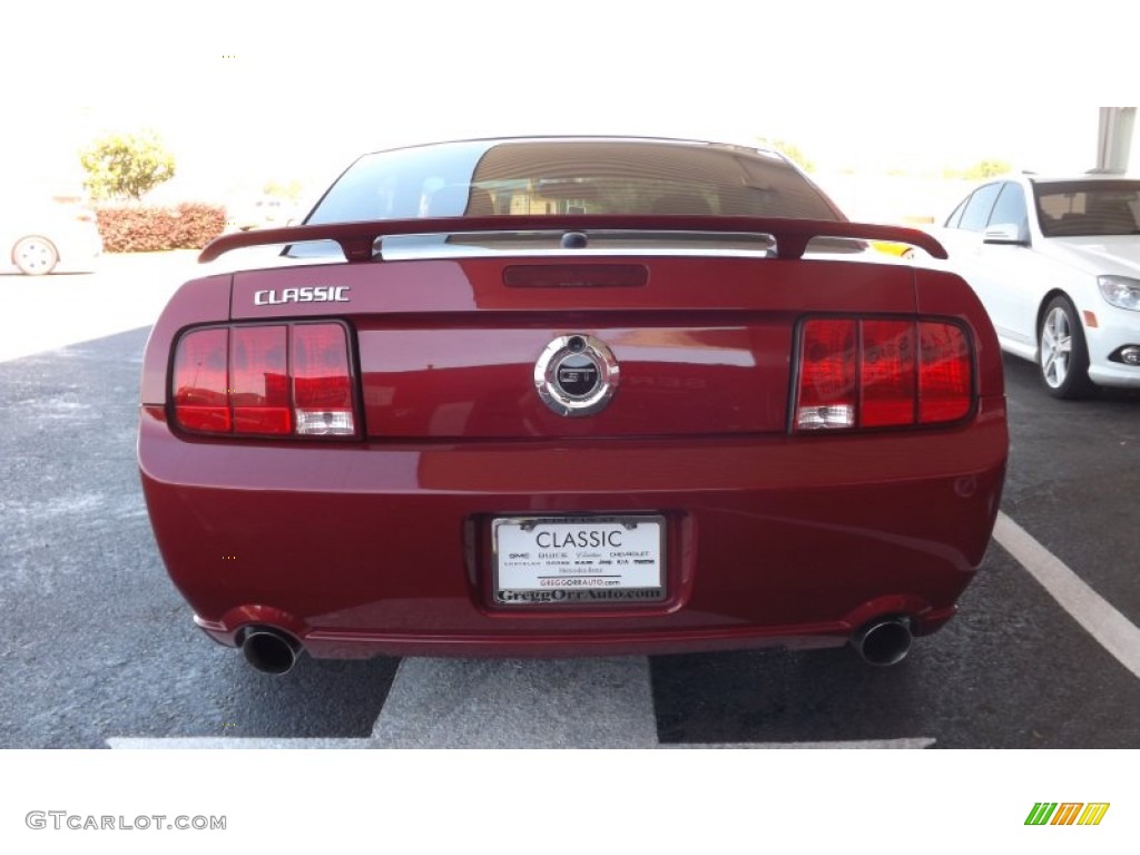 2008 Mustang GT Premium Coupe - Dark Candy Apple Red / Dark Charcoal photo #4