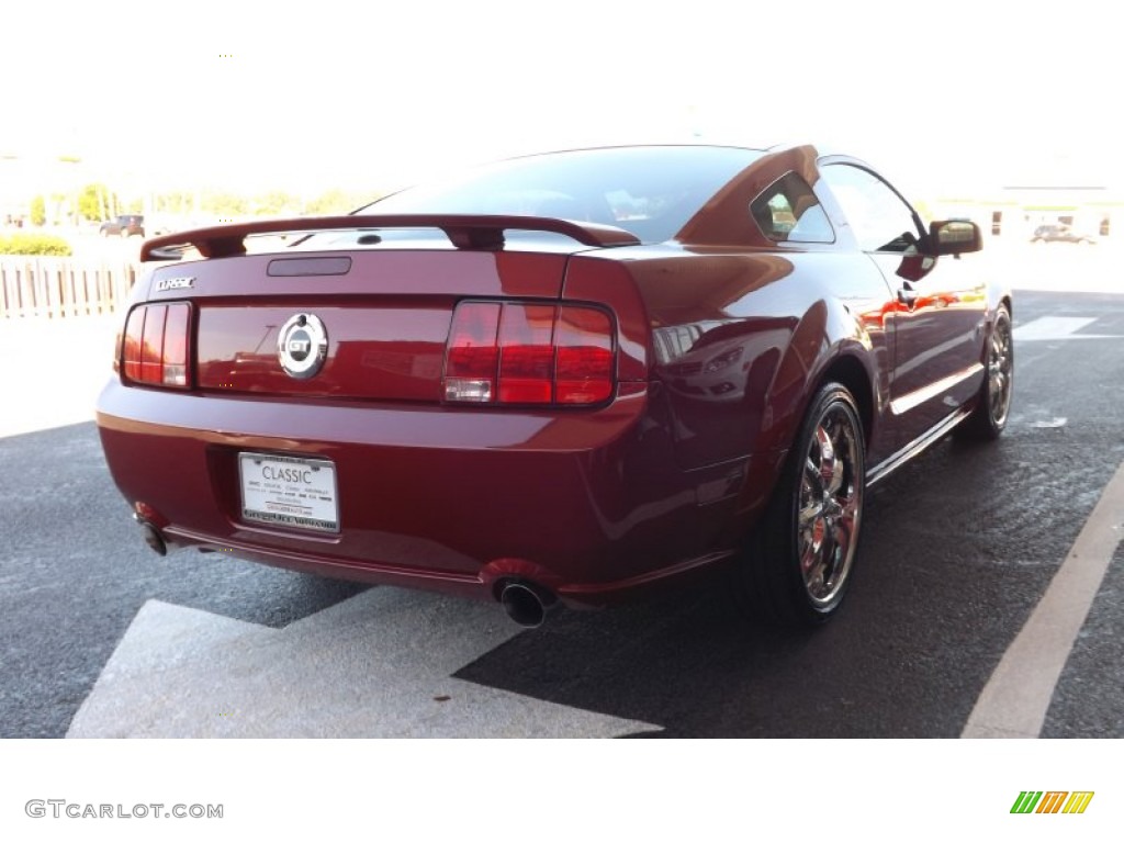 2008 Mustang GT Premium Coupe - Dark Candy Apple Red / Dark Charcoal photo #5