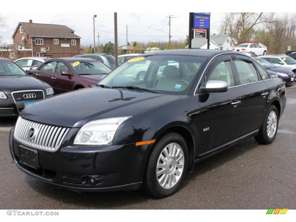 2008 Sable Sedan - Dark Ink Blue / Light Camel photo #1