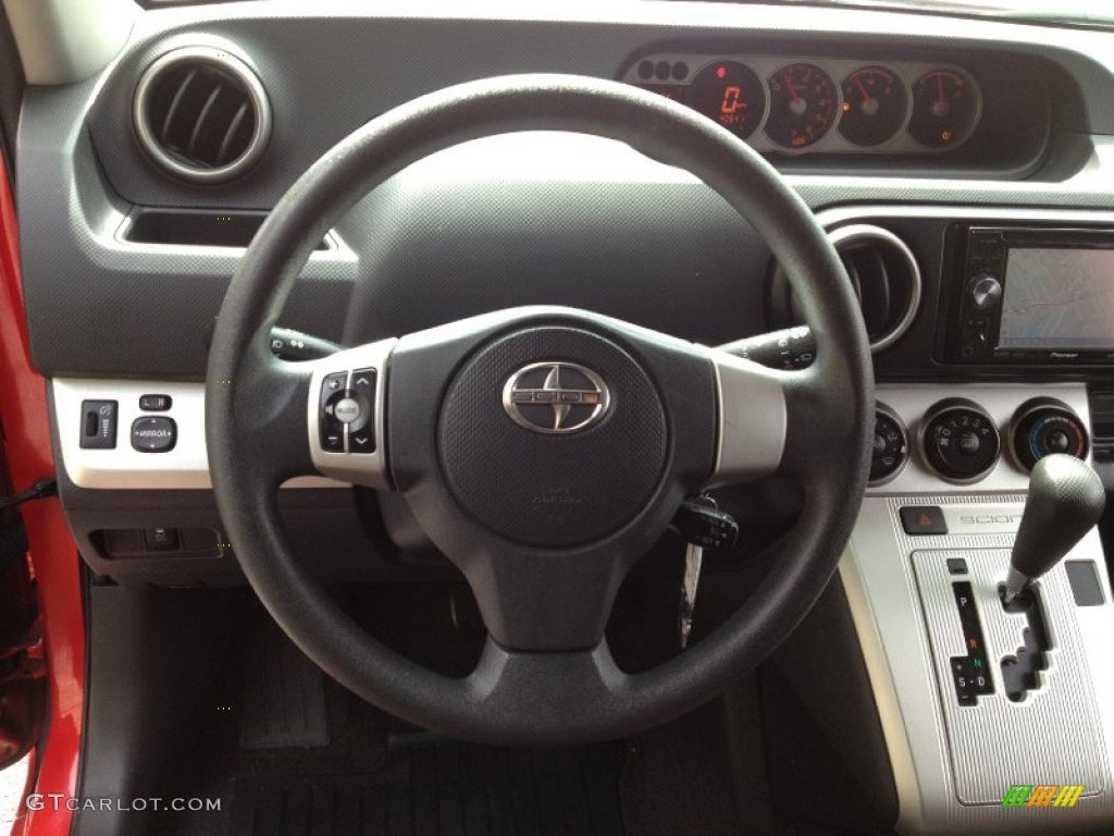 2009 Scion xB Release Series 6.0 Release Series 6.0 Dark Gray/Red Steering Wheel Photo #64258481