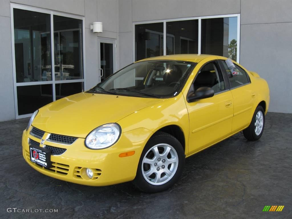 Solar Yellow Dodge Neon