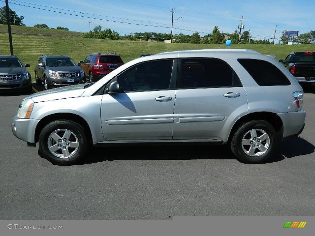 2005 Equinox LT AWD - Galaxy Silver Metallic / Light Gray photo #6