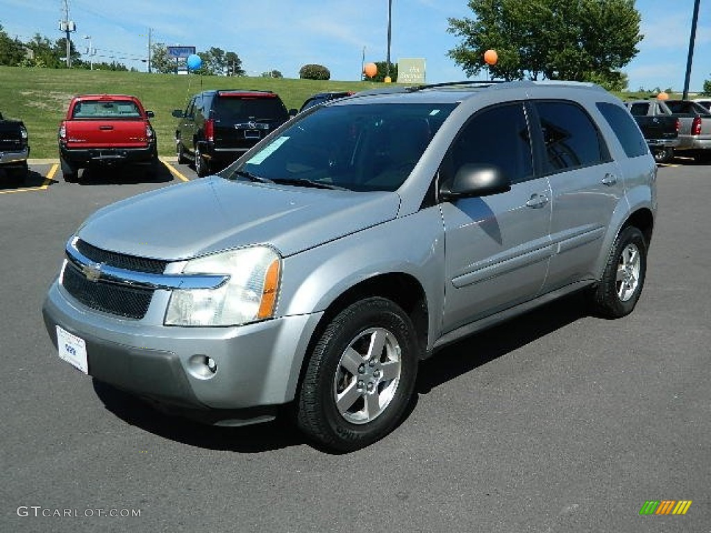 2005 Equinox LT AWD - Galaxy Silver Metallic / Light Gray photo #7