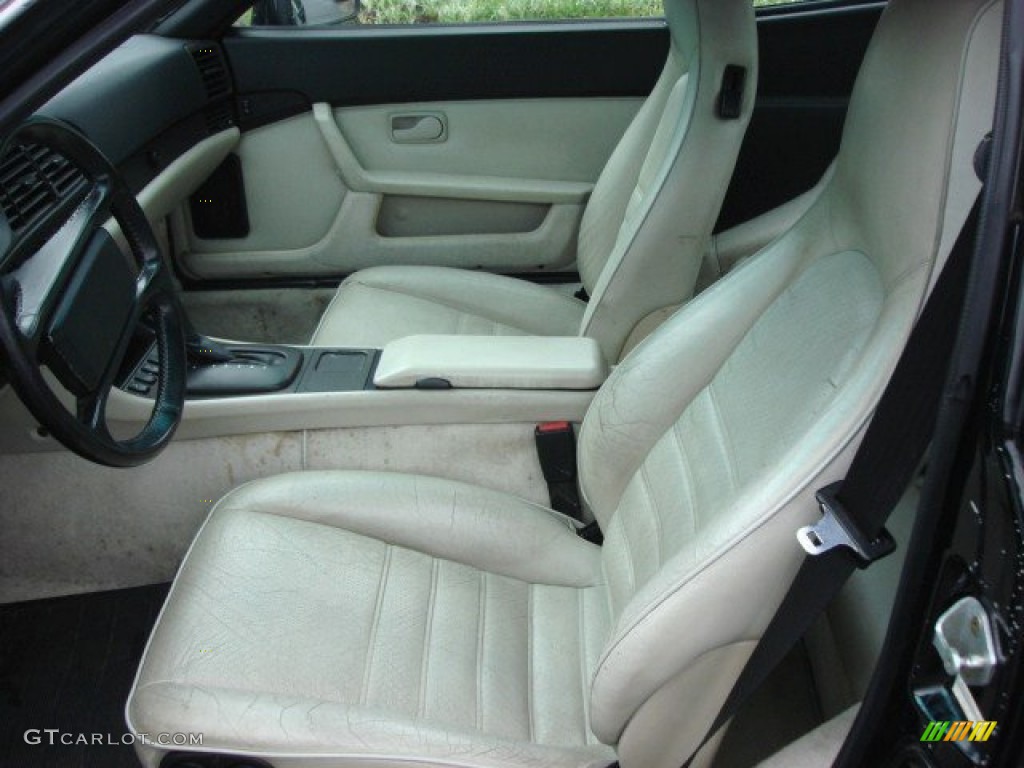 Beige Interior 1989 Porsche 944 S Coupe Photo #64260059