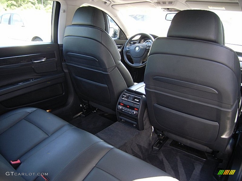 2010 7 Series 750Li xDrive Sedan - Black Sapphire Metallic / Black Nappa Leather photo #20