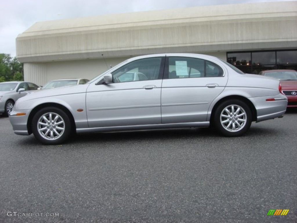 2001 S-Type 4.0 - Platinum Silver / Charcoal photo #6