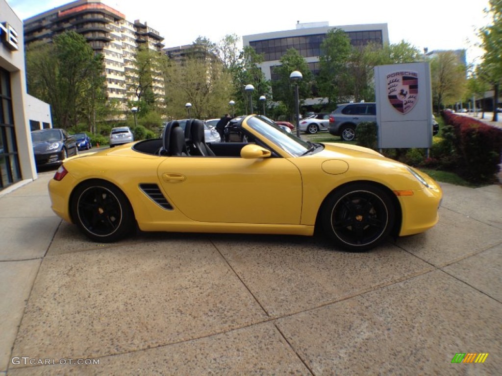 Speed Yellow 2005 Porsche Boxster Standard Boxster Model Exterior Photo #64261859
