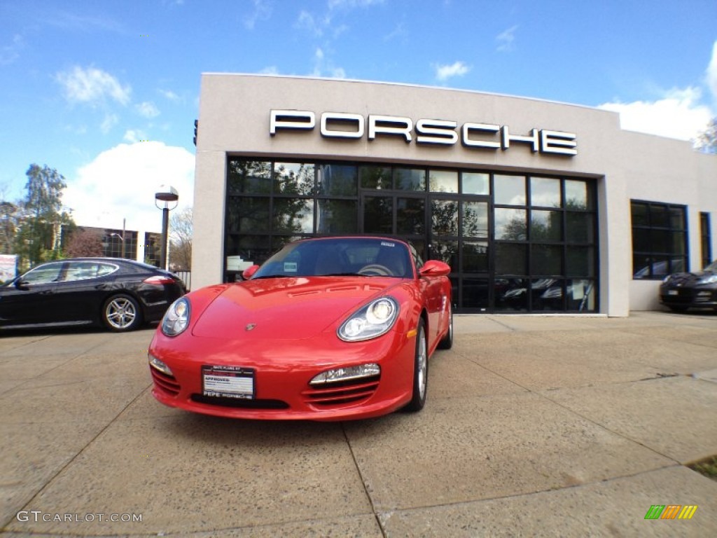 2009 Boxster  - Guards Red / Sand Beige photo #1