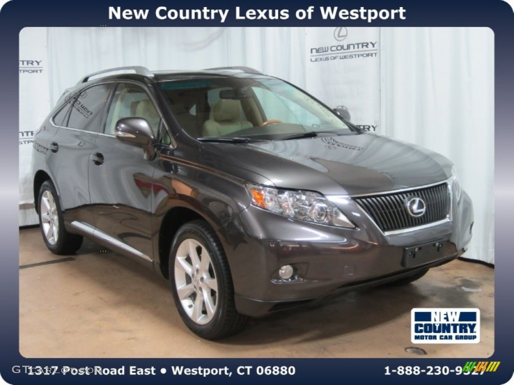 2010 RX 350 AWD - Truffle Brown Mica / Parchment/Brown Walnut photo #1