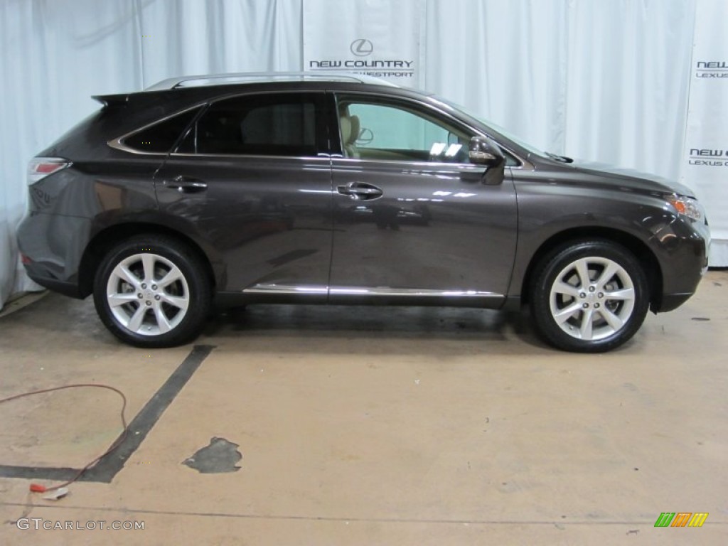 2010 RX 350 AWD - Truffle Brown Mica / Parchment/Brown Walnut photo #2