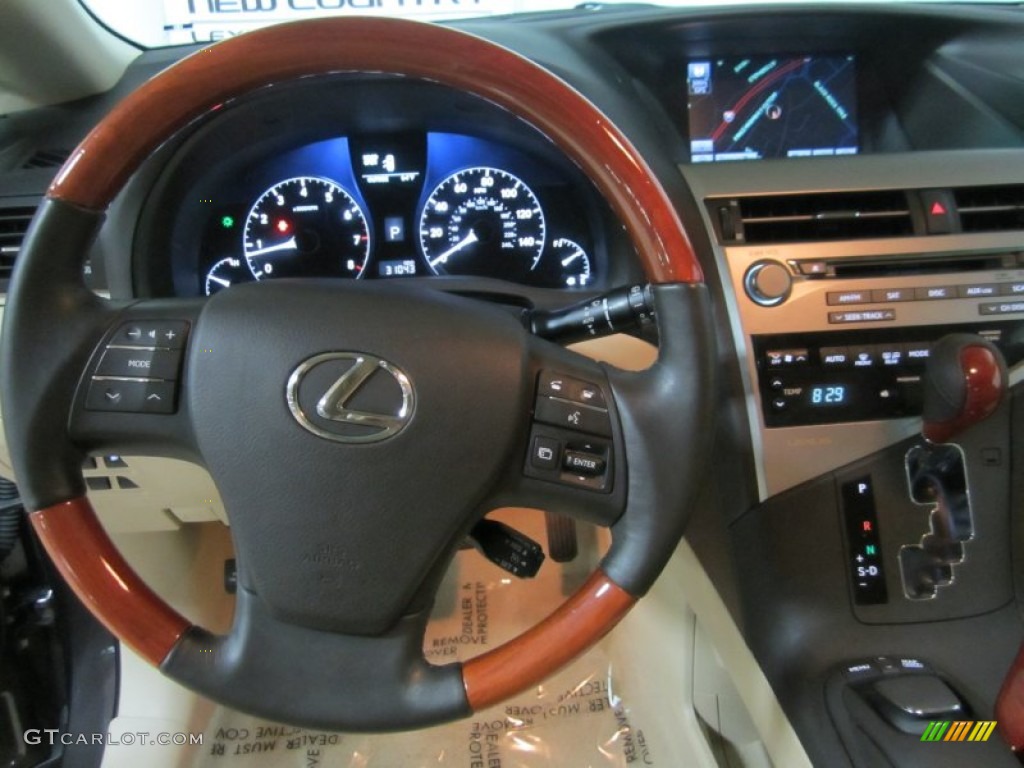 2010 RX 350 AWD - Truffle Brown Mica / Parchment/Brown Walnut photo #21