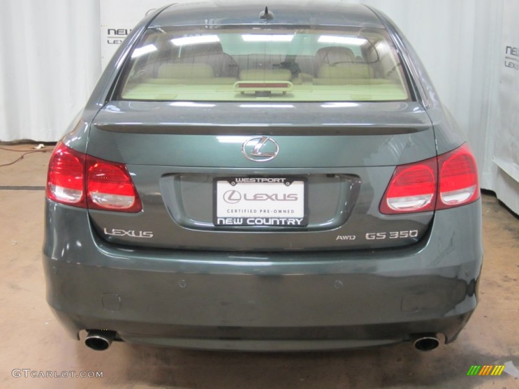 2008 GS 350 AWD - Verdegris Green Mica / Cashmere photo #4