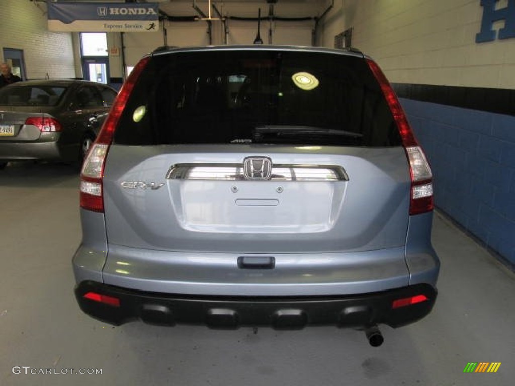 2009 CR-V EX 4WD - Glacier Blue Metallic / Gray photo #3