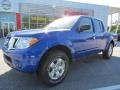 2012 Metallic Blue Nissan Frontier SV Crew Cab  photo #1