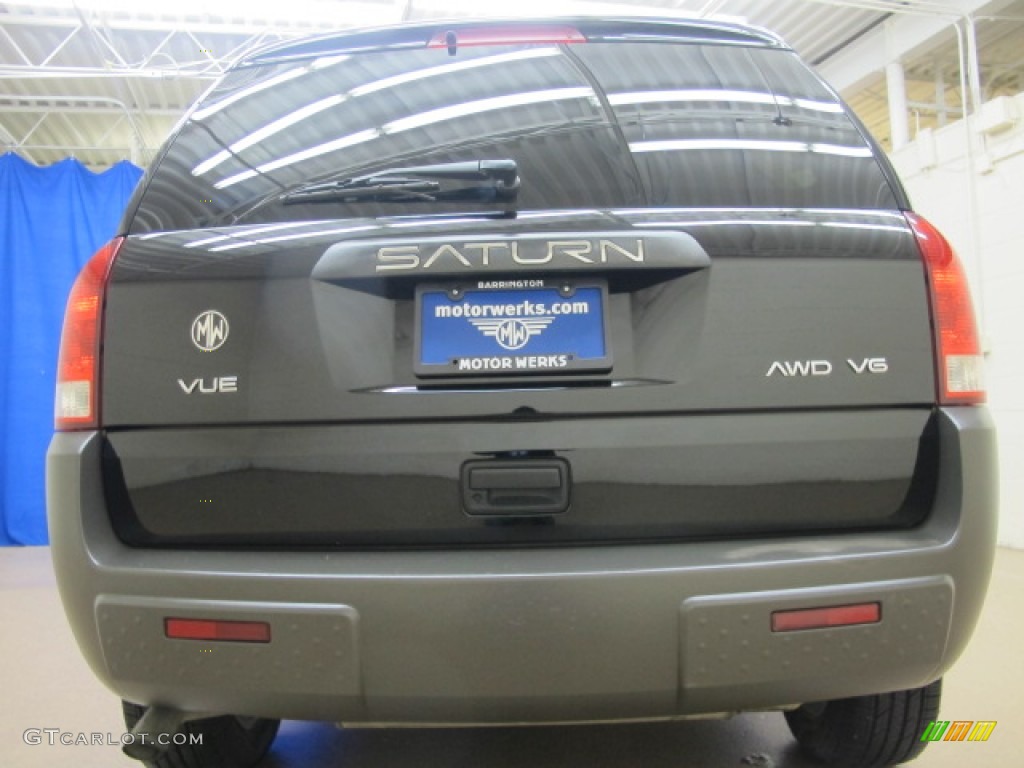 2005 VUE V6 AWD - Black Onyx / Gray photo #7