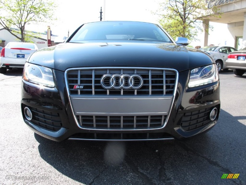 2010 S5 4.2 FSI quattro Coupe - Brilliant Black / Black Silk Nappa Leather photo #2