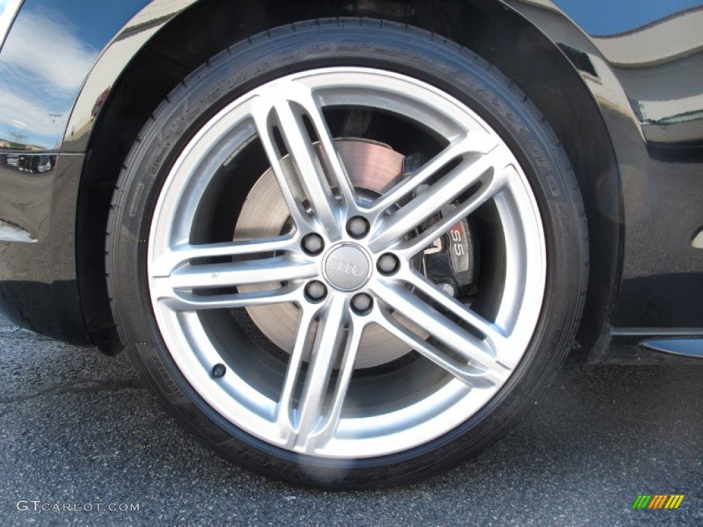 2010 S5 4.2 FSI quattro Coupe - Brilliant Black / Black Silk Nappa Leather photo #11