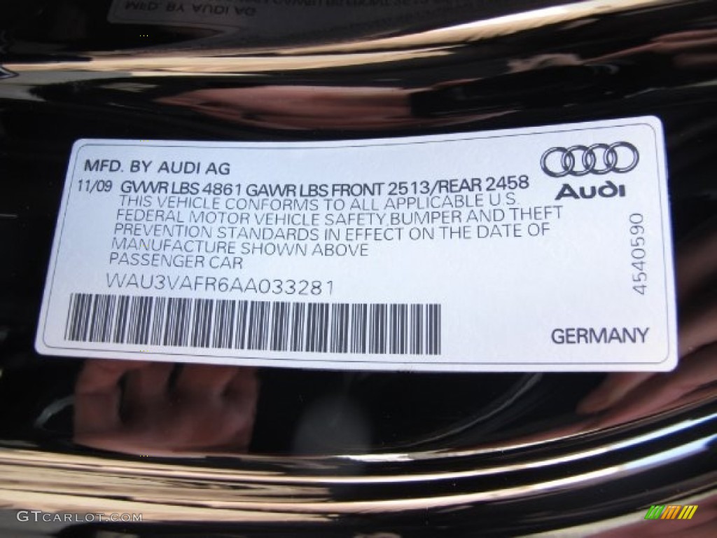 2010 S5 4.2 FSI quattro Coupe - Brilliant Black / Black Silk Nappa Leather photo #45