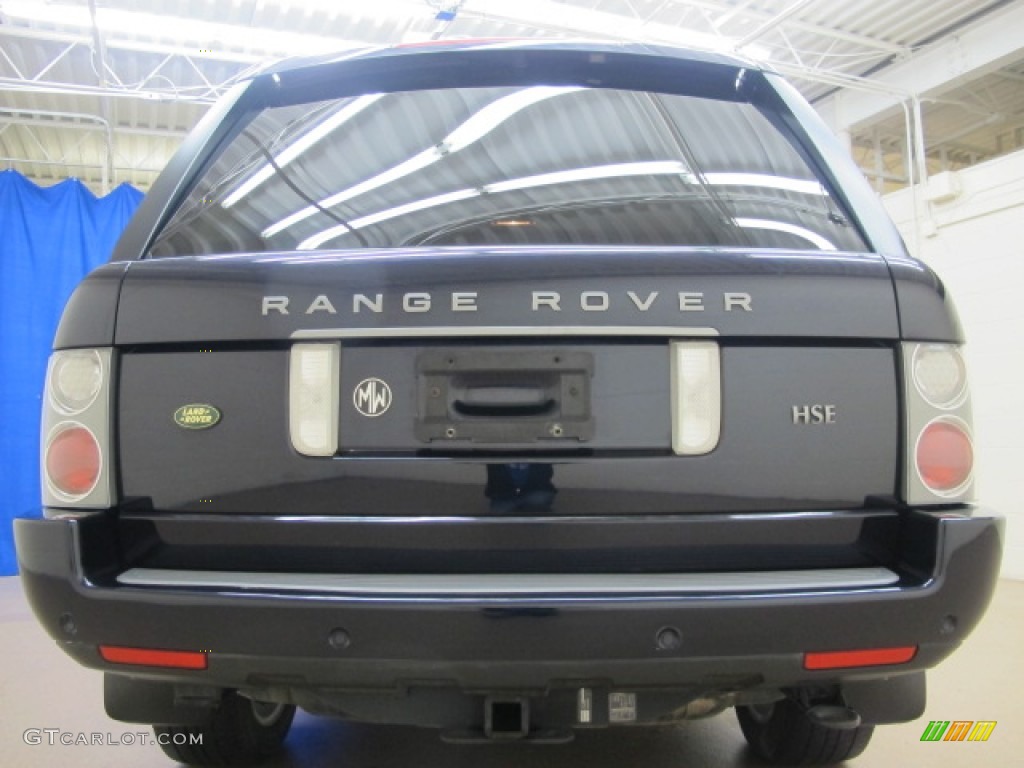 2008 Range Rover V8 HSE - Buckingham Blue Metallic / Sand/Jet photo #7