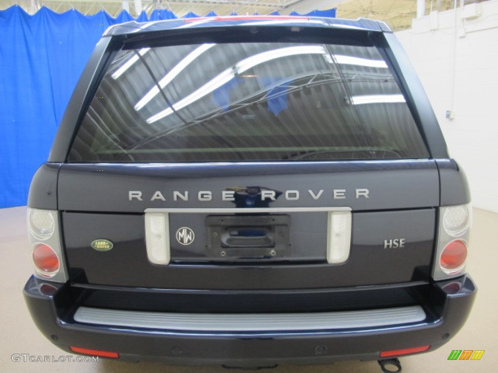 2008 Range Rover V8 HSE - Buckingham Blue Metallic / Sand/Jet photo #8