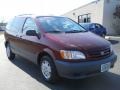 2003 Vintage Red Pearl Toyota Sienna CE  photo #23