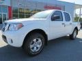 2012 Avalanche White Nissan Frontier SV Crew Cab 4x4  photo #1