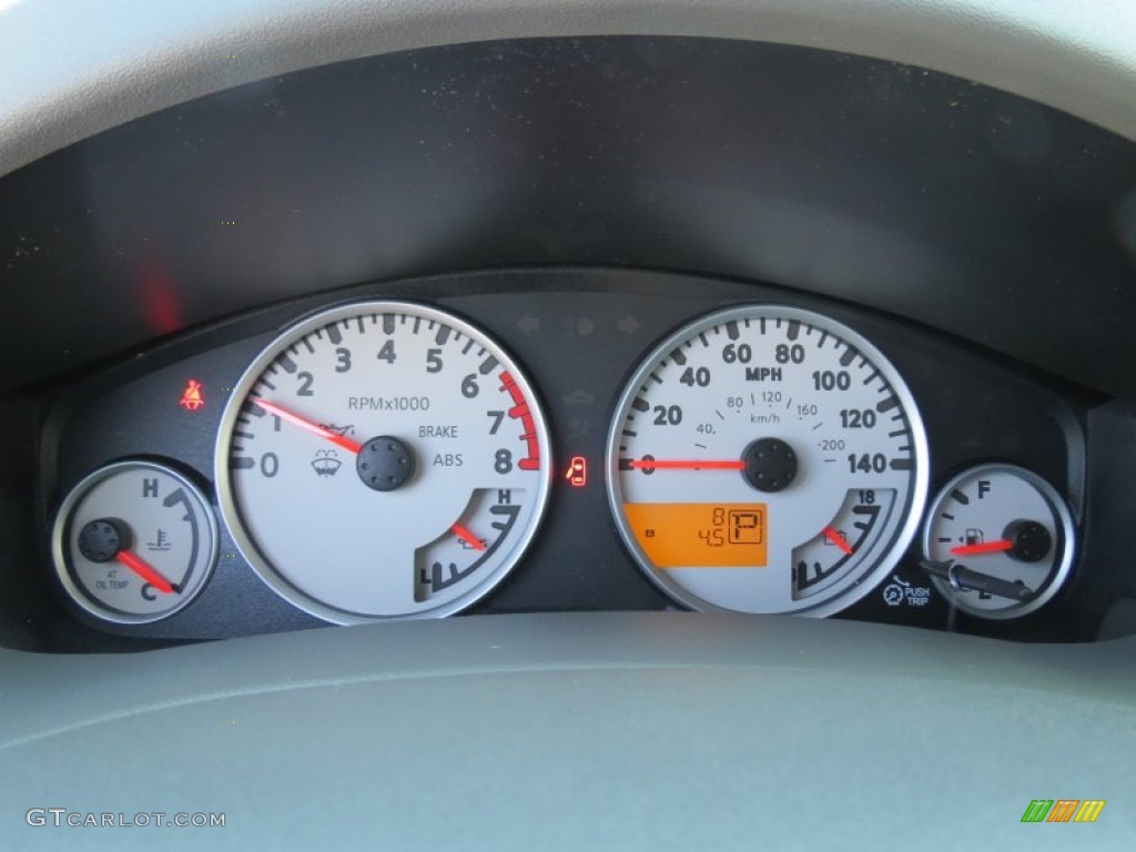 2012 Nissan Frontier SV Sport Appearance Crew Cab Gauges Photo #64266554
