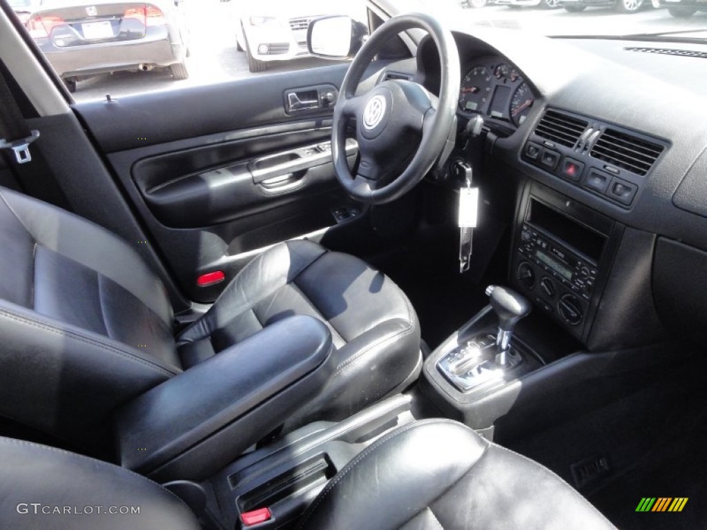 2000 Jetta GLS VR6 Sedan - Black / Black photo #20