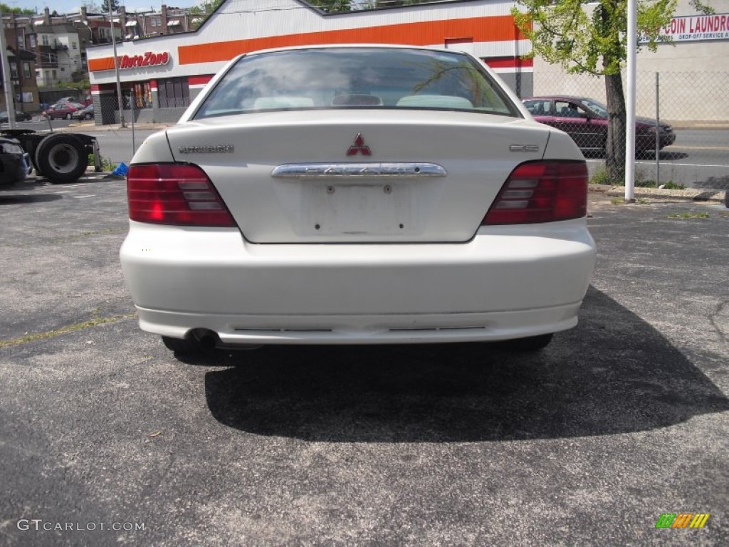 2001 Galant ES V6 - Northstar White / Tan photo #4