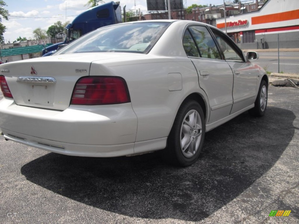 2001 Galant ES V6 - Northstar White / Tan photo #5