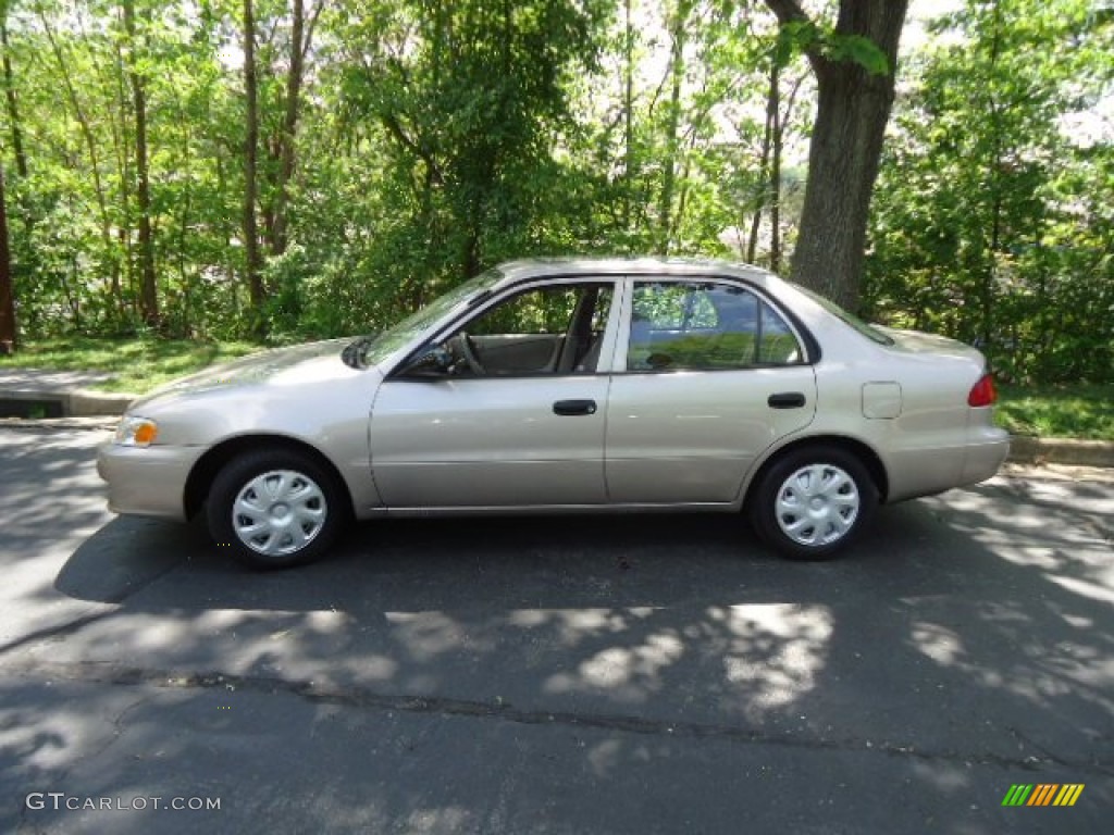 2002 Corolla LE - Sandrift Metallic / Pebble Beige photo #4