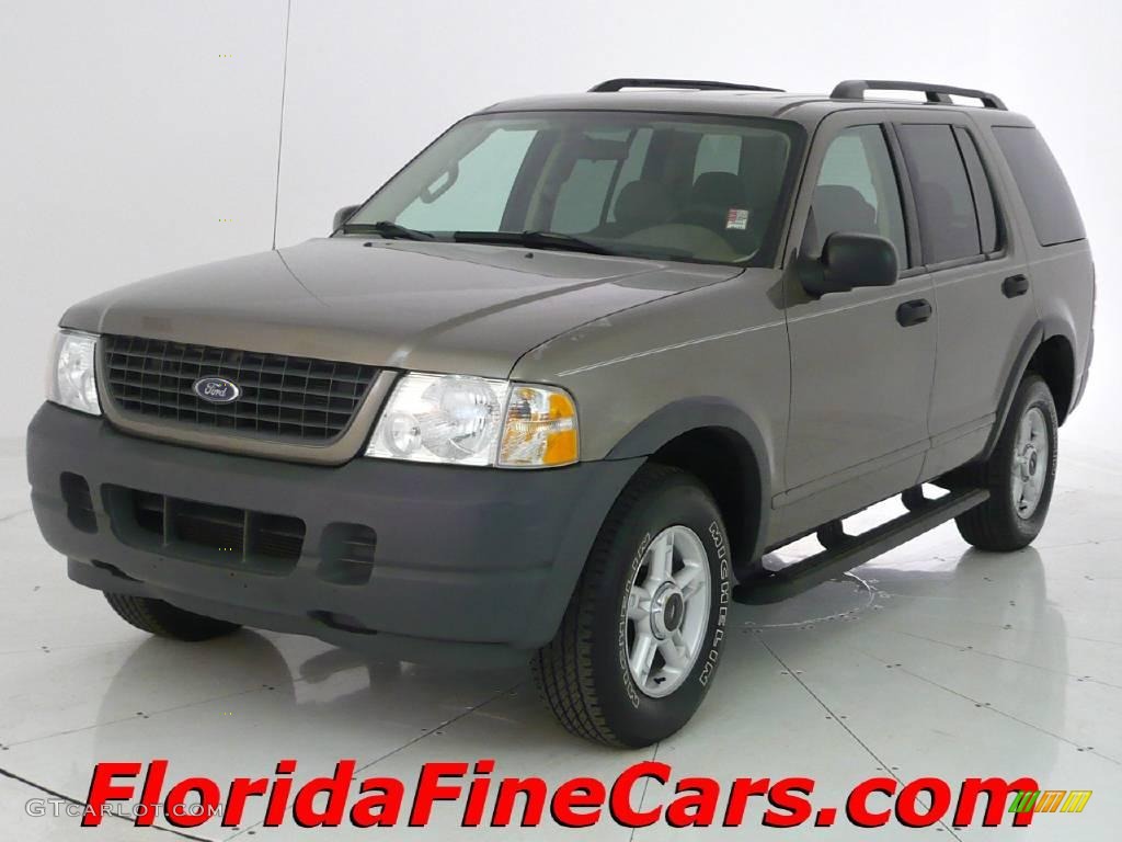 2003 Explorer XLS - Mineral Grey Metallic / Medium Parchment Beige photo #1