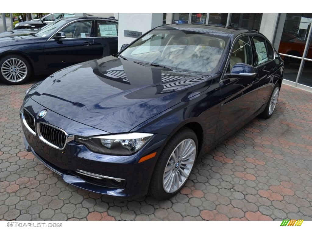 2012 3 Series 328i Sedan - Imperial Blue Metallic / Venetian Beige photo #9