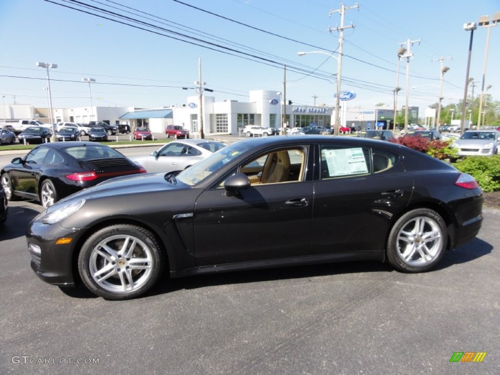 Carbon Grey Metallic 2012 Porsche Panamera 4 Exterior Photo #64271830