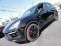 2012 Black Porsche Cayenne Turbo  photo #3