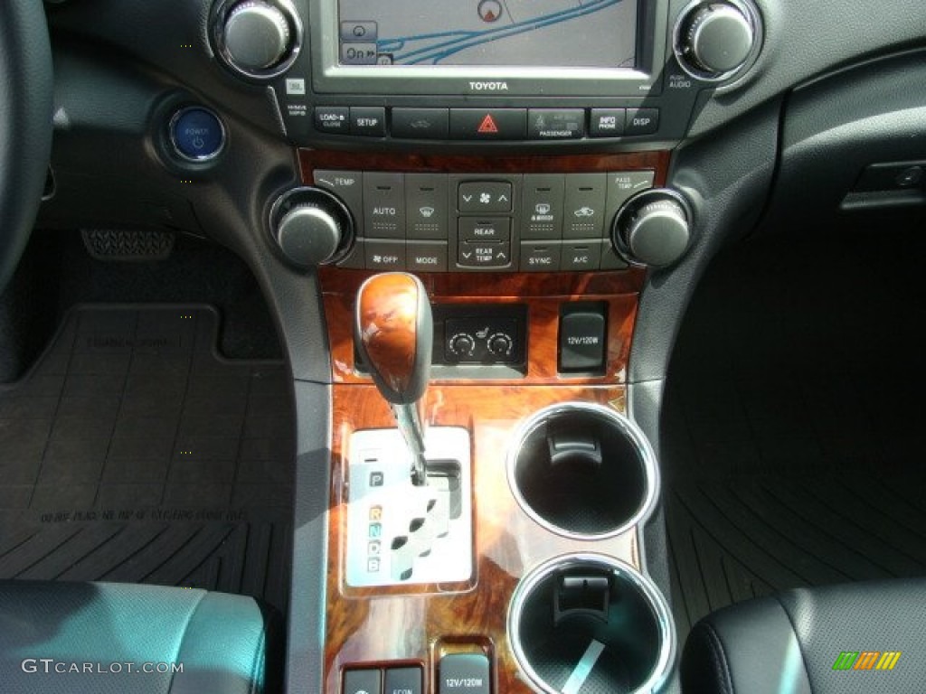2012 Highlander Hybrid Limited 4WD - Shoreline Blue Pearl / Black photo #12