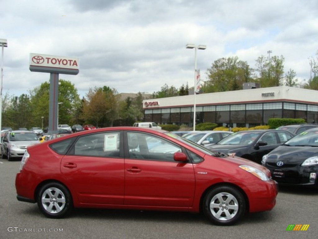 2009 Prius Hybrid Touring - Barcelona Red Metallic / Dark Gray photo #1