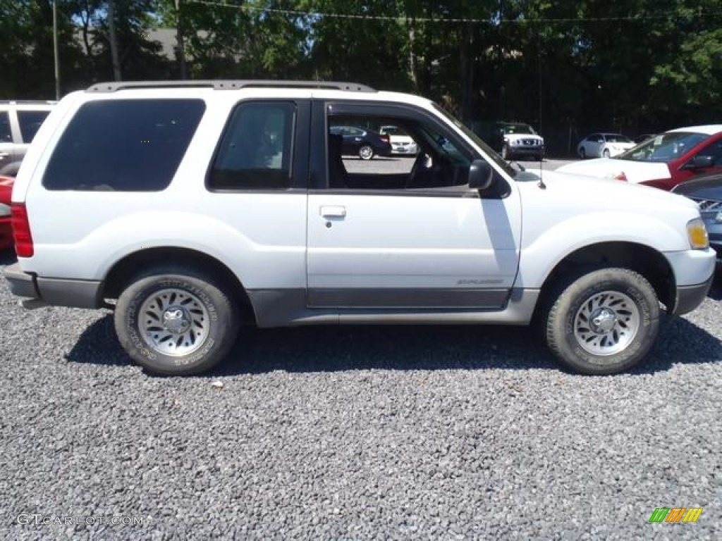 2001 Explorer Sport - Oxford White / Dark Graphite photo #3