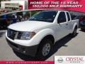 2012 Avalanche White Nissan Frontier S King Cab  photo #1