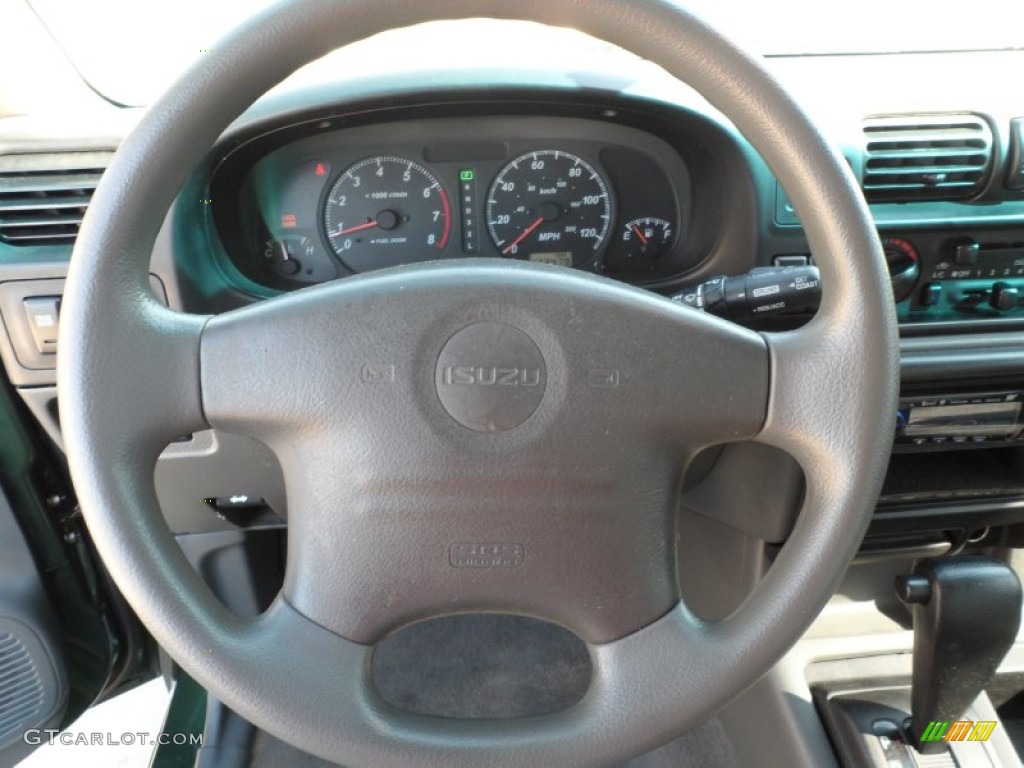 2002 Isuzu Rodeo S Gray Steering Wheel Photo #64278512