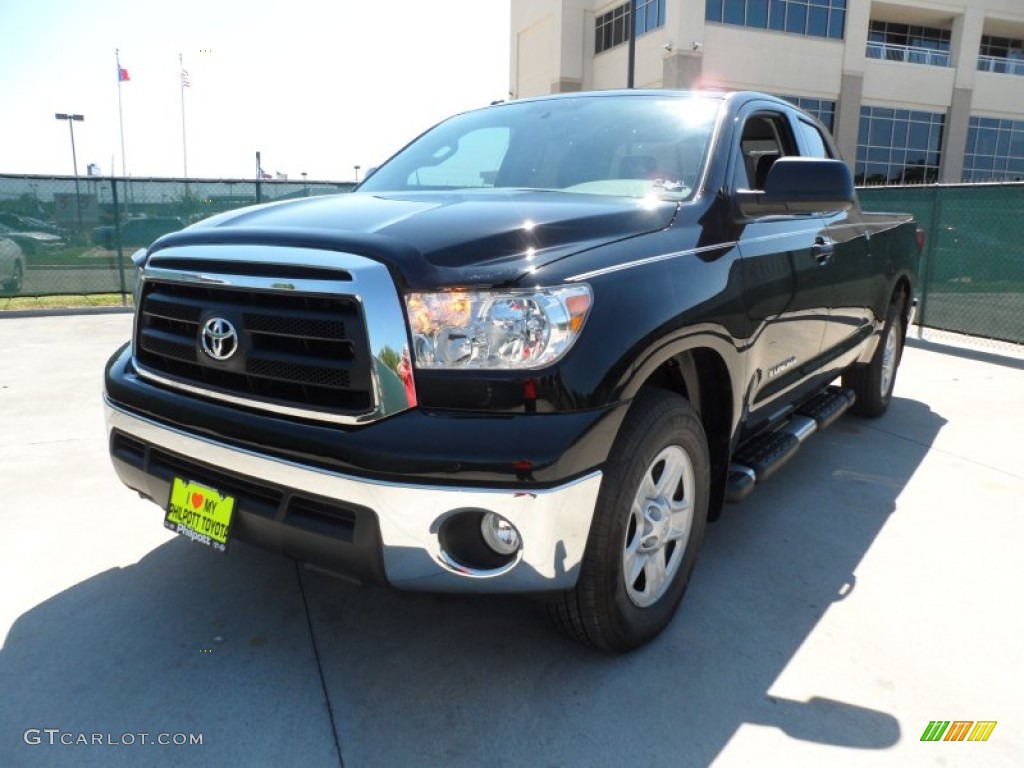 2012 Tundra SR5 Double Cab - Black / Graphite photo #7