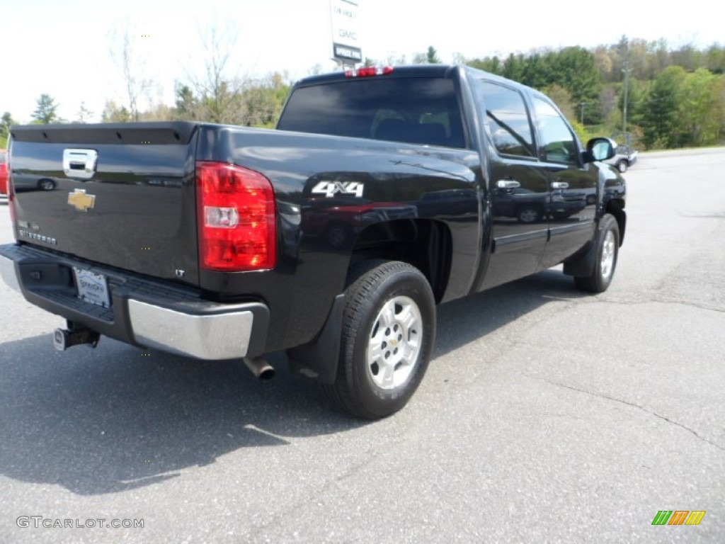 2009 Silverado 1500 LT Crew Cab 4x4 - Black / Ebony photo #8