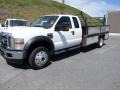 Oxford White - F550 Super Duty XL SuperCab 4x4 Utility Truck Photo No. 2