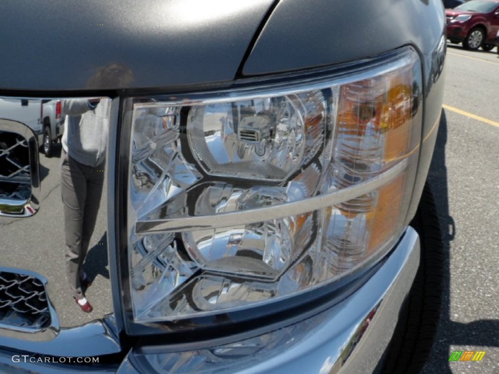 2012 Silverado 1500 LT Extended Cab 4x4 - Graystone Metallic / Light Titanium/Dark Titanium photo #9