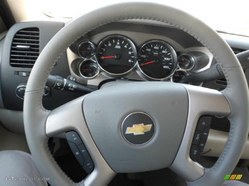 2012 Silverado 1500 LT Extended Cab 4x4 - Graystone Metallic / Light Titanium/Dark Titanium photo #18