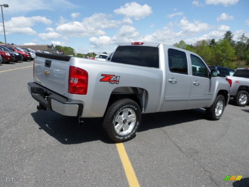 2012 Silverado 1500 LT Crew Cab 4x4 - Silver Ice Metallic / Ebony photo #4