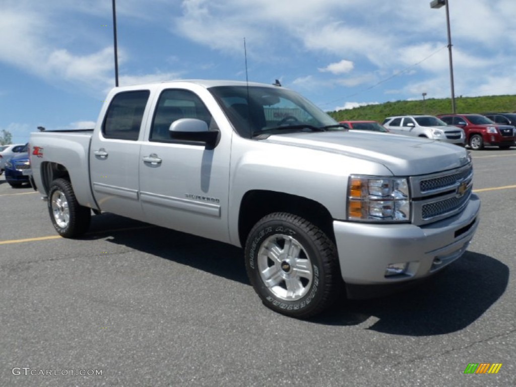 2012 Silverado 1500 LT Crew Cab 4x4 - Silver Ice Metallic / Ebony photo #6