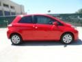 2012 Absolutely Red Toyota Yaris LE 3 Door  photo #2